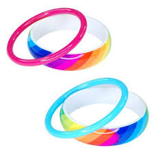 PINK POPPY SOLID BANGLE SET