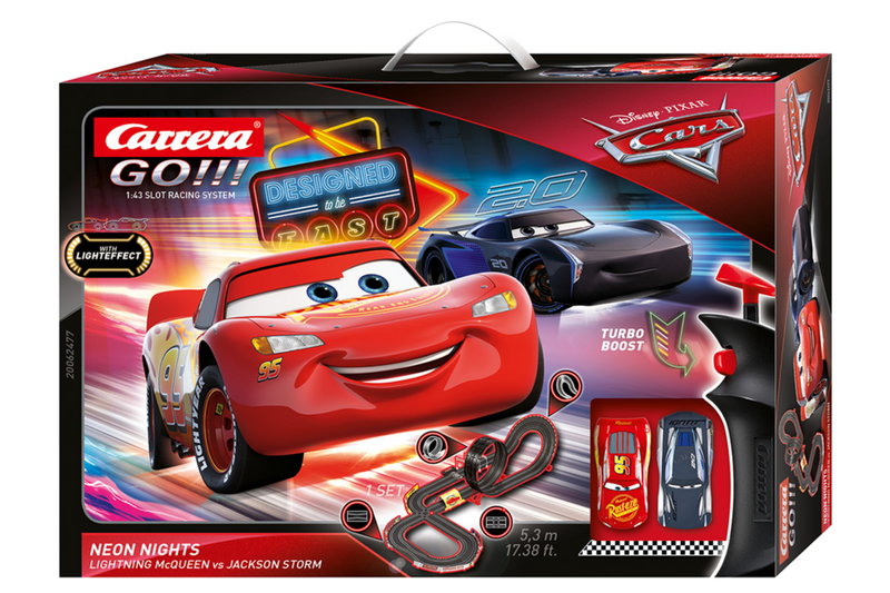CARRERA GO DISNEY-PIXAR CARS NEON NIGHTS - Toyworld Frankston