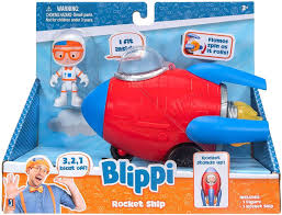 BLIPPI - FEATURE VEHICLE -  ROCKET SHIP - Toyworld Frankston