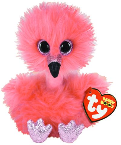 TY BEANIE BOOS REGULAR FRANNY FLAMINGO LONG NECK - Toyworld Frankston