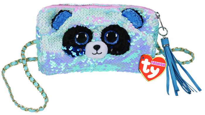 TY GEAR SEQUINS BAMBOO PURSE SQUARE - Toyworld Frankston