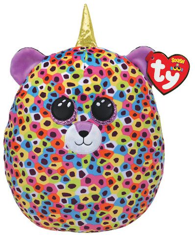 TY BEANIE SQUISH A BOOS GISELLE LEOPARD - Toyworld Frankston
