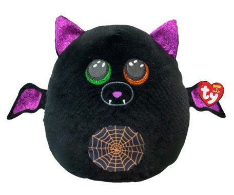 SQUISH A BOO EERIE BAT BLACK - 14 INCH - Toyworld Frankston