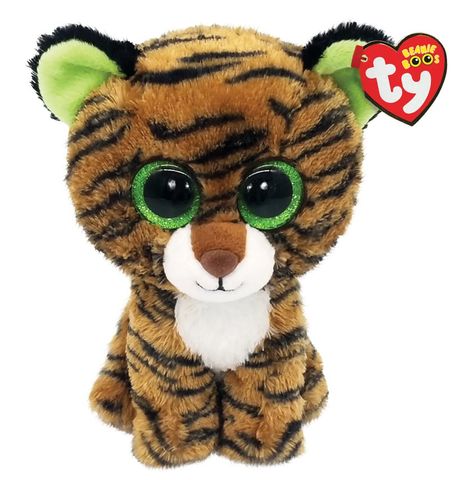 BEANIE BOO REGULAR TIGGY TIGER BROWN - Toyworld Frankston