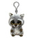 TY BEANIE BOO OAKIE RACCOON GRAY CLIP