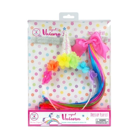 PINK POPPY MAGICAL UNICORN HORN & TAIL SET - Toyworld Frankston