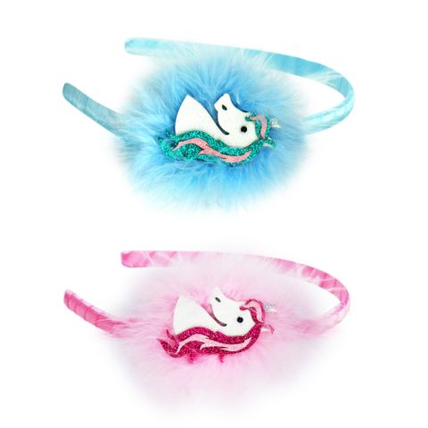 PINK POPPY- FLUFFY UNICORN HEADBAND - Toyworld Frankston