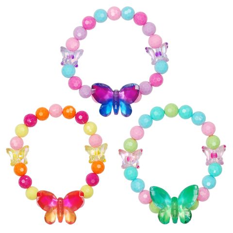 PINK POPPY OMBRE BUTTERFLY BRACELET WITH BUTTERFLY - Toyworld Frankston