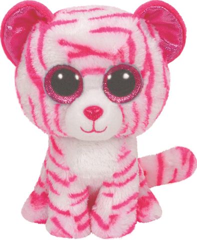 BEANIE BOO REG ASIA PINK WHITE TIGER | TY BEANIES | Toyworld Frankston