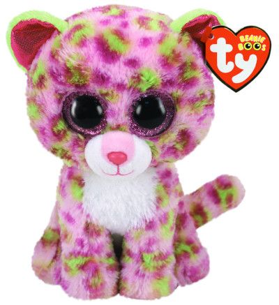 BEANIE BOOS LAINEY PINK LEOPARD REG | Toyworld Frankston | Toyworld Frankston