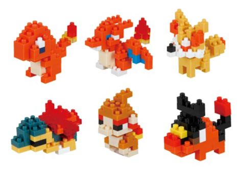 NANOBLOCK - MINI POKEMON BOX - FIRE TYPE - Toyworld Frankston