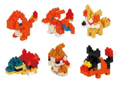 NANOBLOCK - MINI POKEMON BOX - FIRE TYPE - Toyworld Frankston