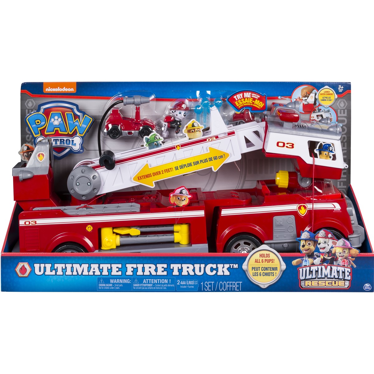 PAW PATROL ULTIMATE RESCUE FIRE TRUCK PLAYSET - Toyworld Frankston