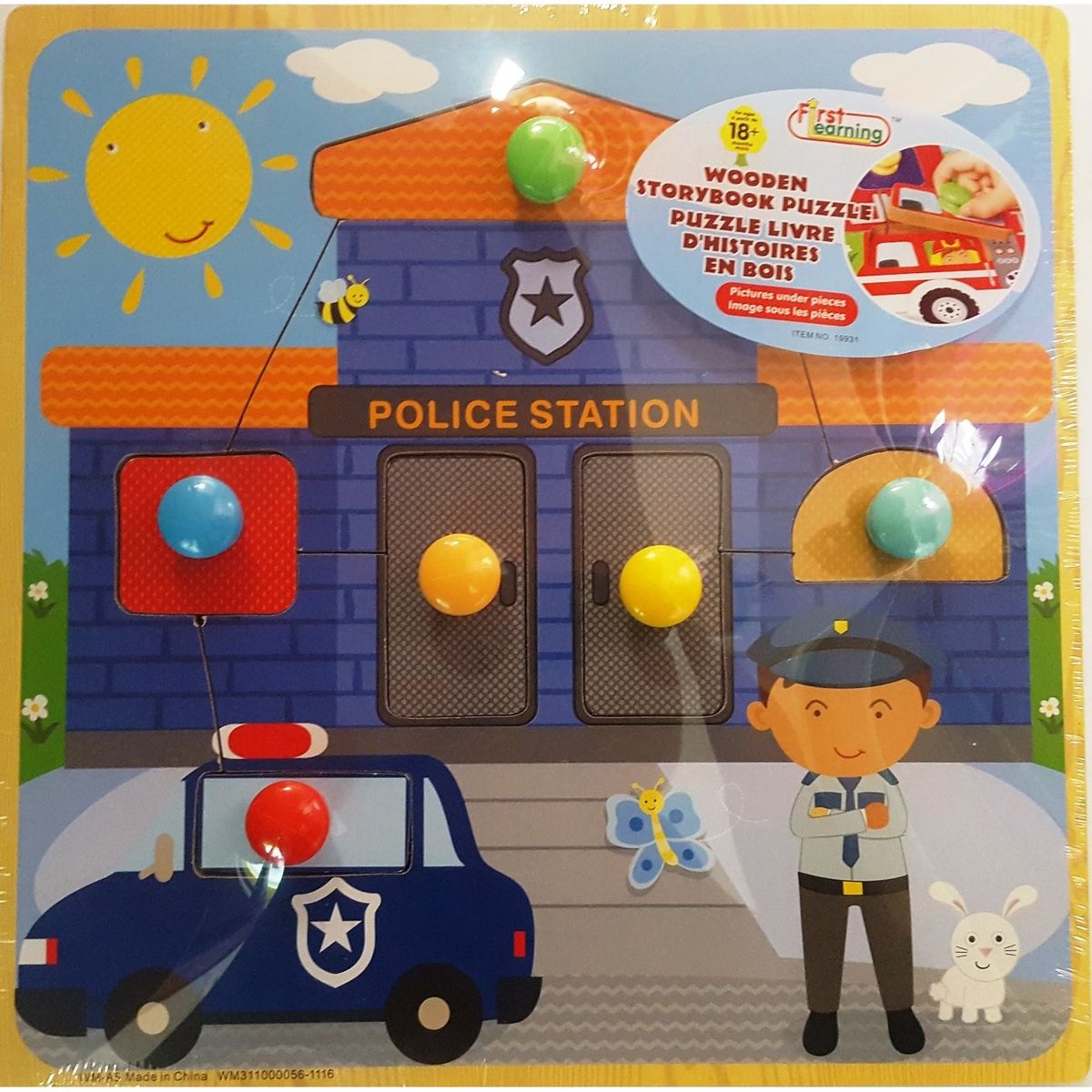 FIRST LEARNING STORYBOOK PUZZLE 6 PIECE - Toyworld Frankston
