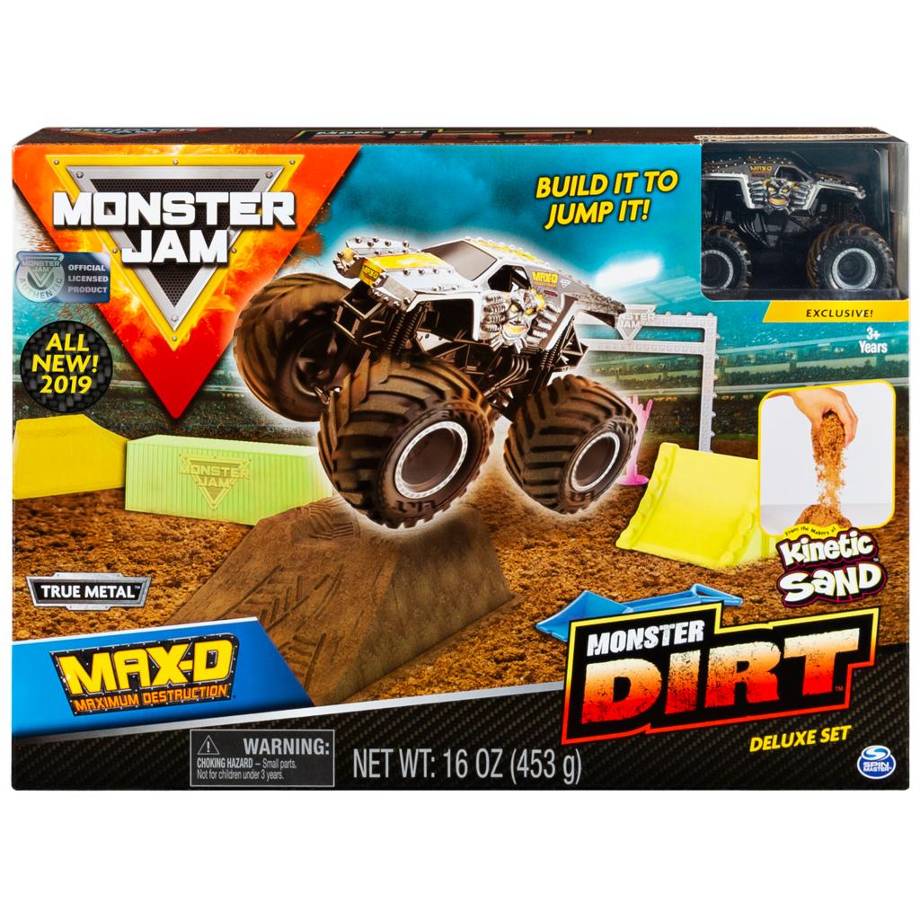 MONSTER JAM MONSTER DIRT DELUXE SET - MAX-D - Toyworld Frankston