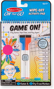 MND - ON THE GO - WRITE ON REUSABLE GAMES - Toyworld Frankston