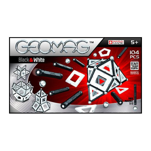 BLACK & WHITE PANELS 104 PCS - Toyworld Frankston
