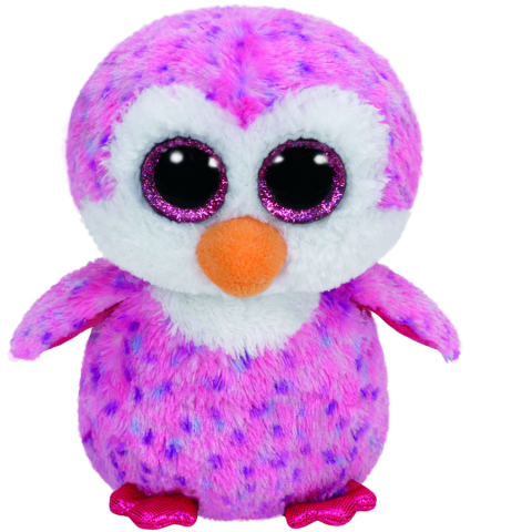 BEANIE BOO MED GLIDER PINK PENGUIN | Toyworld Frankston | Toyworld Frankston