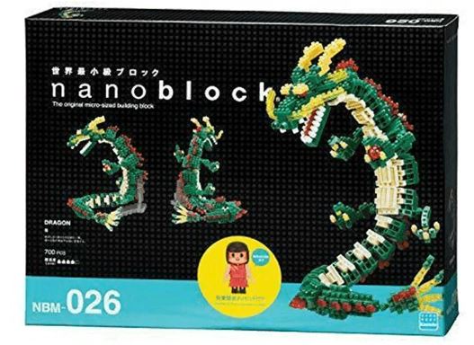 NANOBLOCK - DELUXE DRAGON GREEN 026