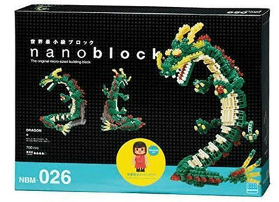 NANOBLOCK - DELUXE DRAGON GREEN 026