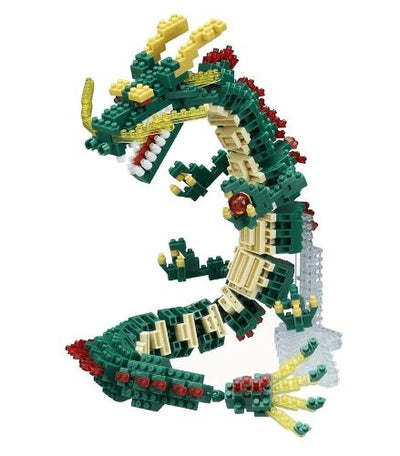 NANOBLOCK - DELUXE DRAGON GREEN 026