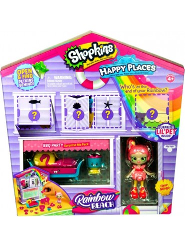HAPPY PLACES SHOPKINS S5 SURPRISE ME - FLEUR MINGO - Toyworld Frankston