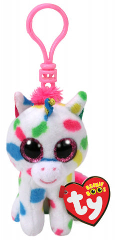 BEANIE BOO HARMONIE UNICORN CLIP | TY BEANIES | Toyworld Frankston