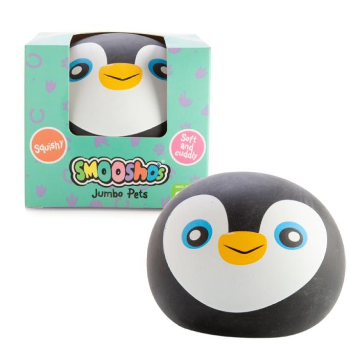 JUMBO SMOOSHOS BALL PENGUIN - Toyworld Frankston