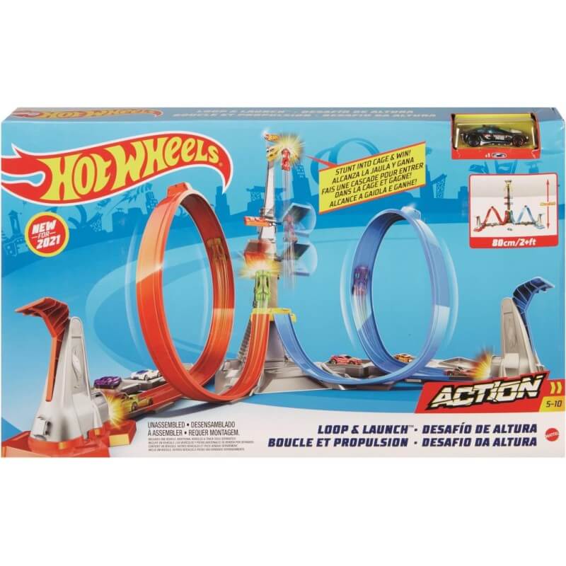 HOT WHEELS LOOP AND LAUNCH SET - Toyworld Frankston