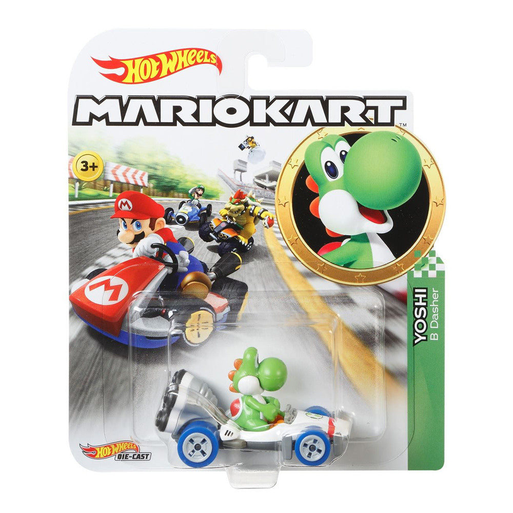 HOT WHEELS MARIO KART -  YOSHI - Toyworld Frankston