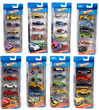 HOT WHEELS 50TH ANNIVERSARY 5 PACK