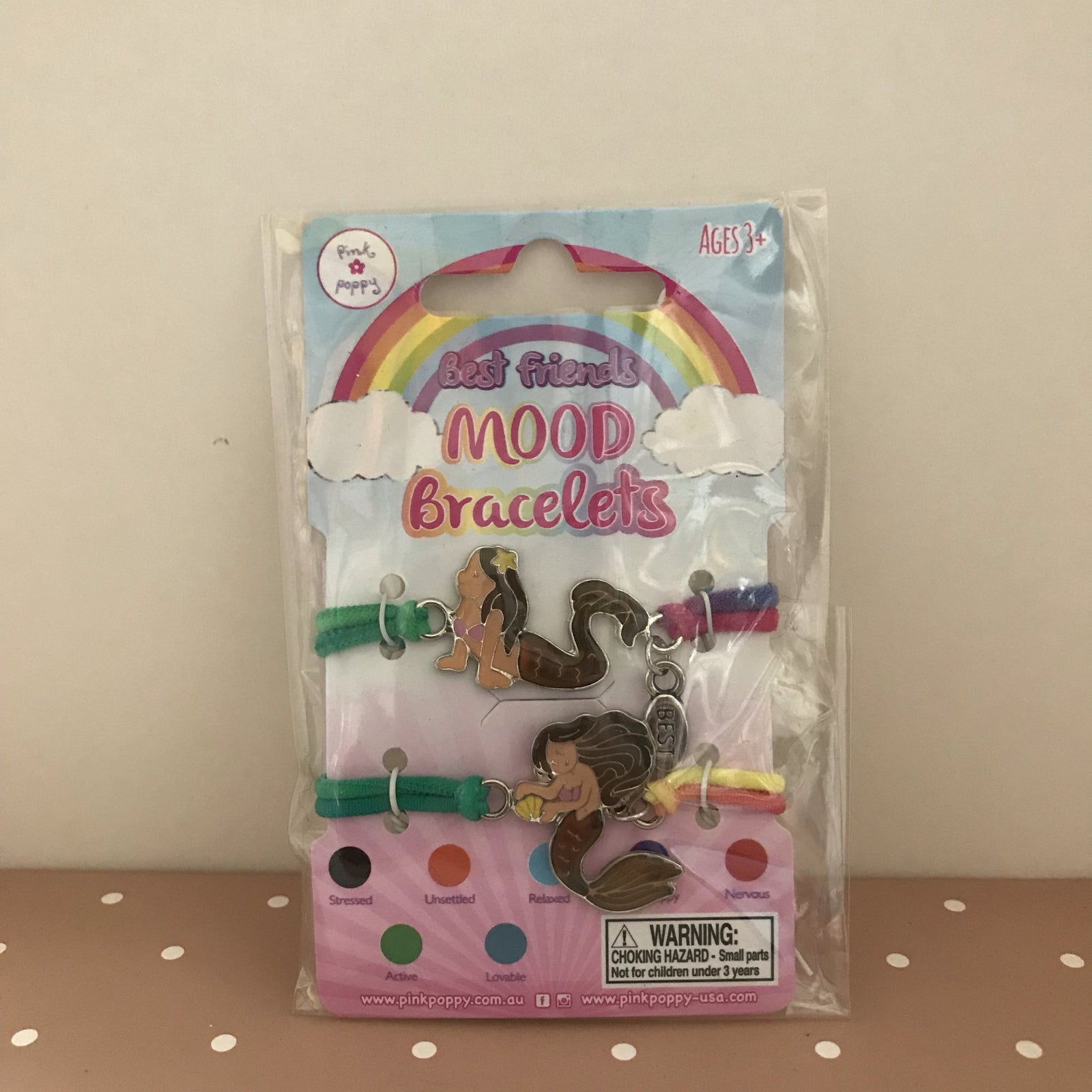 PINK POPPY BEST FRIENDS MERMAID MOOD BRACELET FAIRY MERMAID - Toyworld Frankston