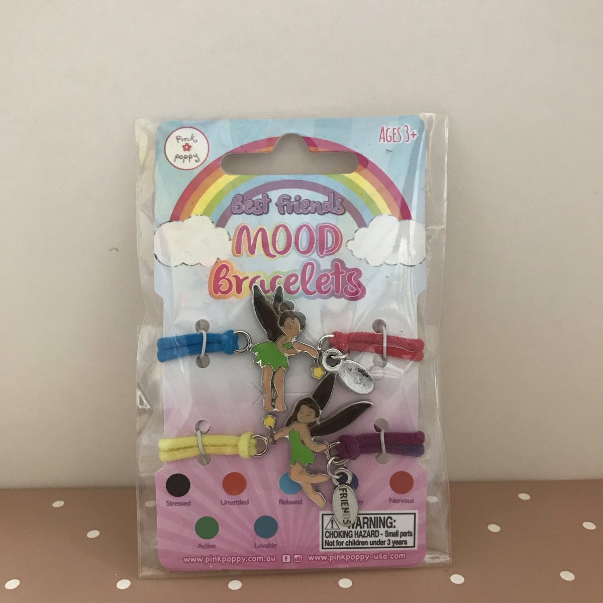 PINK POPPY BEST FRIENDS FAIRY MOOD BRACELET FAIRY - Toyworld Frankston