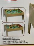 2 IN 1 WOODEN TRAIN TABLE