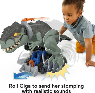 JURASSIC WORLD - IMAGINEXT - MEGA STOMP & RUMBLE GIGA DINO - Toyworld Frankston