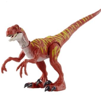 JURASSIC WORLD SAVAGE STRIKE - VELOCIRAPTOR RED - Toyworld Frankston