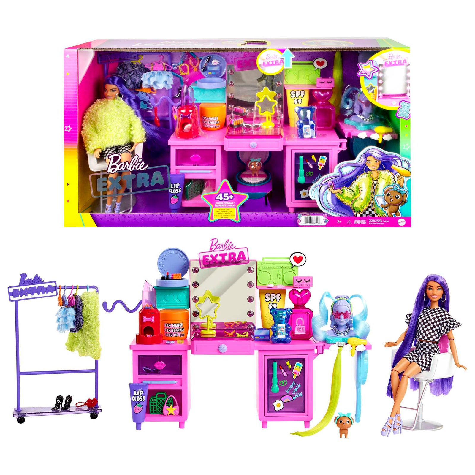 BARBIE EXTRA DOLL AND PLAYSET - Toyworld Frankston