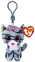 BEANIE BOOS CLIP ON KIKI GREY CAT | Toyworld Frankston | Toyworld Frankston
