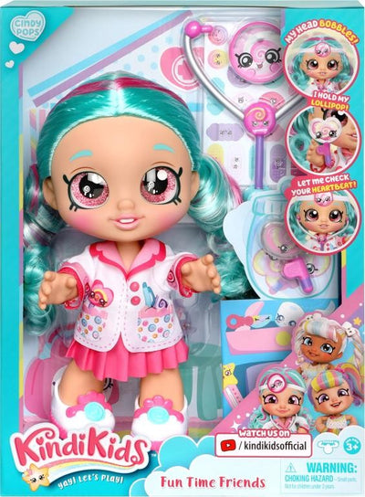 KINDI KIDS S3 FUN TIME DOLL SINGLE PACK - CINDY POPS - Toyworld Frankston