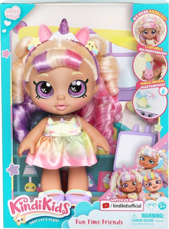 KINDI KIDS S3 FUN TIME DOLL SINGLE PACK - MYSTA BELLA - Toyworld Frankston
