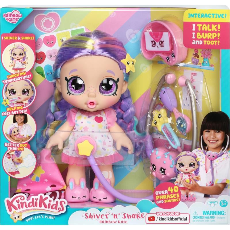 KINDI KIDS S3 GET WELL - RAINBOW KATE SHIVER AND SHAKE - Toyworld Frankston
