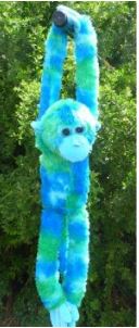 BLUE GREEN MONKEY KOKO - Toyworld Frankston