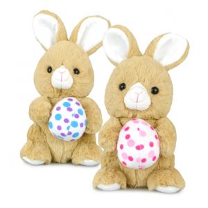 BUNNY WITH EGG 26CM SOFT TOY - Toyworld Frankston