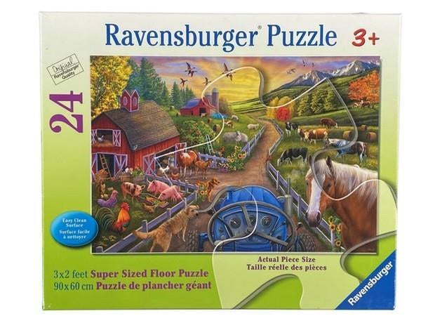 RAVENSBURGER 030767 - MY FIRST FARM 24P PIECE PUZZLE - Toyworld Frankston