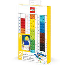 LEGO 2.0 CONVERTIBLE RULER W/ MINIFIGURE - Toyworld Frankston