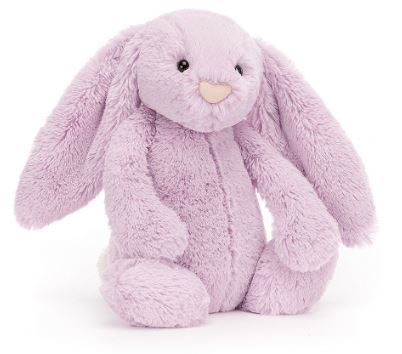 JELLYCAT BASHFUL LILAC BUNNY MEDIUM - Toyworld Frankston