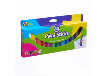 LITTLE BRIAN PAINT STICKS - CLASSIC 12 PK - Toyworld Frankston
