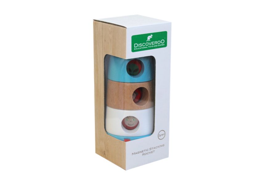 DISCOVEROO: MAGNETIC STACKING ROCKET - Toyworld Frankston