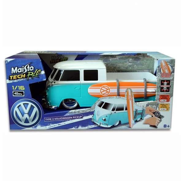 MAISTO RC VW W/SURFBOARD 27MHZ - Toyworld Frankston