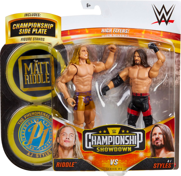 WWE FIGURE 2-PACK RIDDLE VS STYLES - Toyworld Frankston